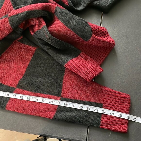 Arizona Jean Co. Women's XXXL NWT Red & Black Sweater - Picture 9 of 11